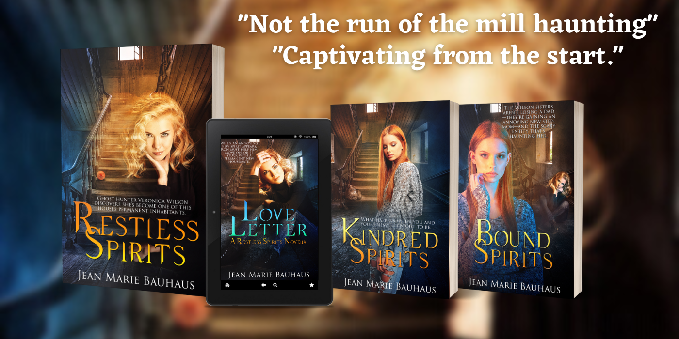 Restless Spirits paranormal fantasy romance series by Jean Marie Bauhaus